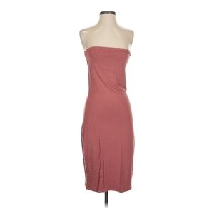 Aritzia Wilfred Free Strapless Dress in Dusty Rose Color